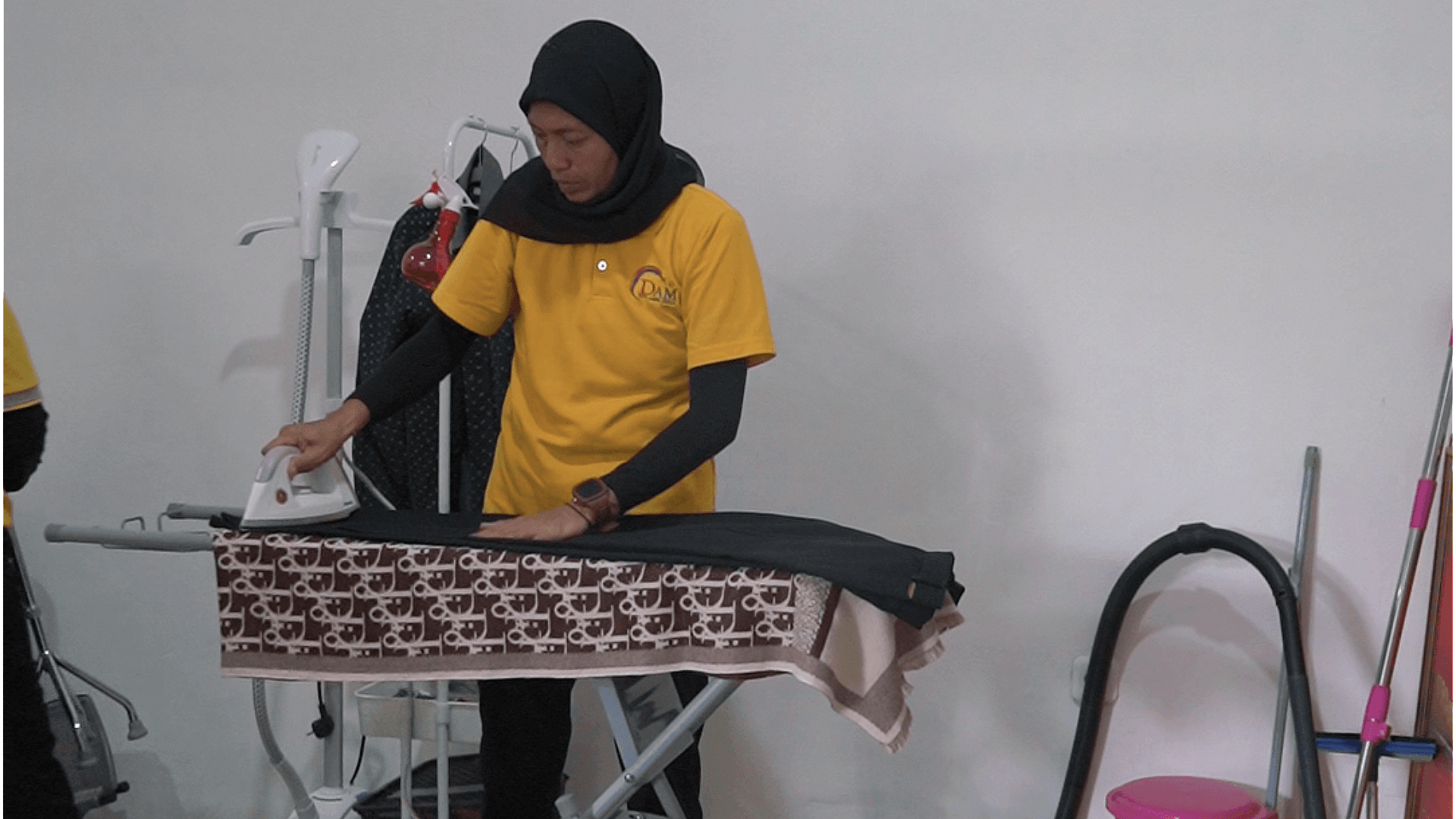 Helpers at our training centre