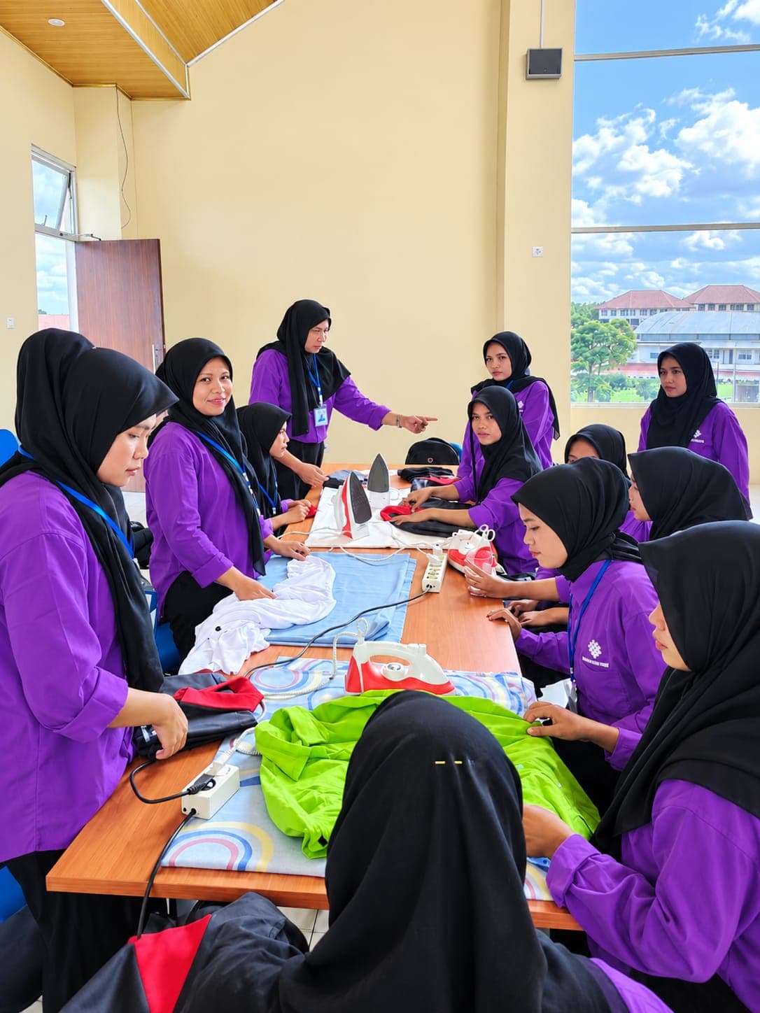SG Maid helper training at our own training centre