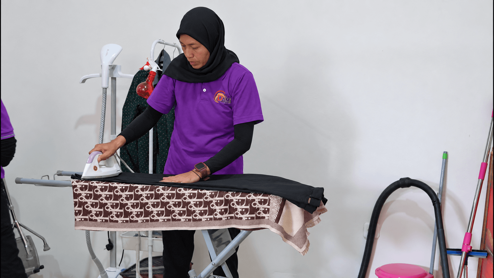 Helpers at our training centre