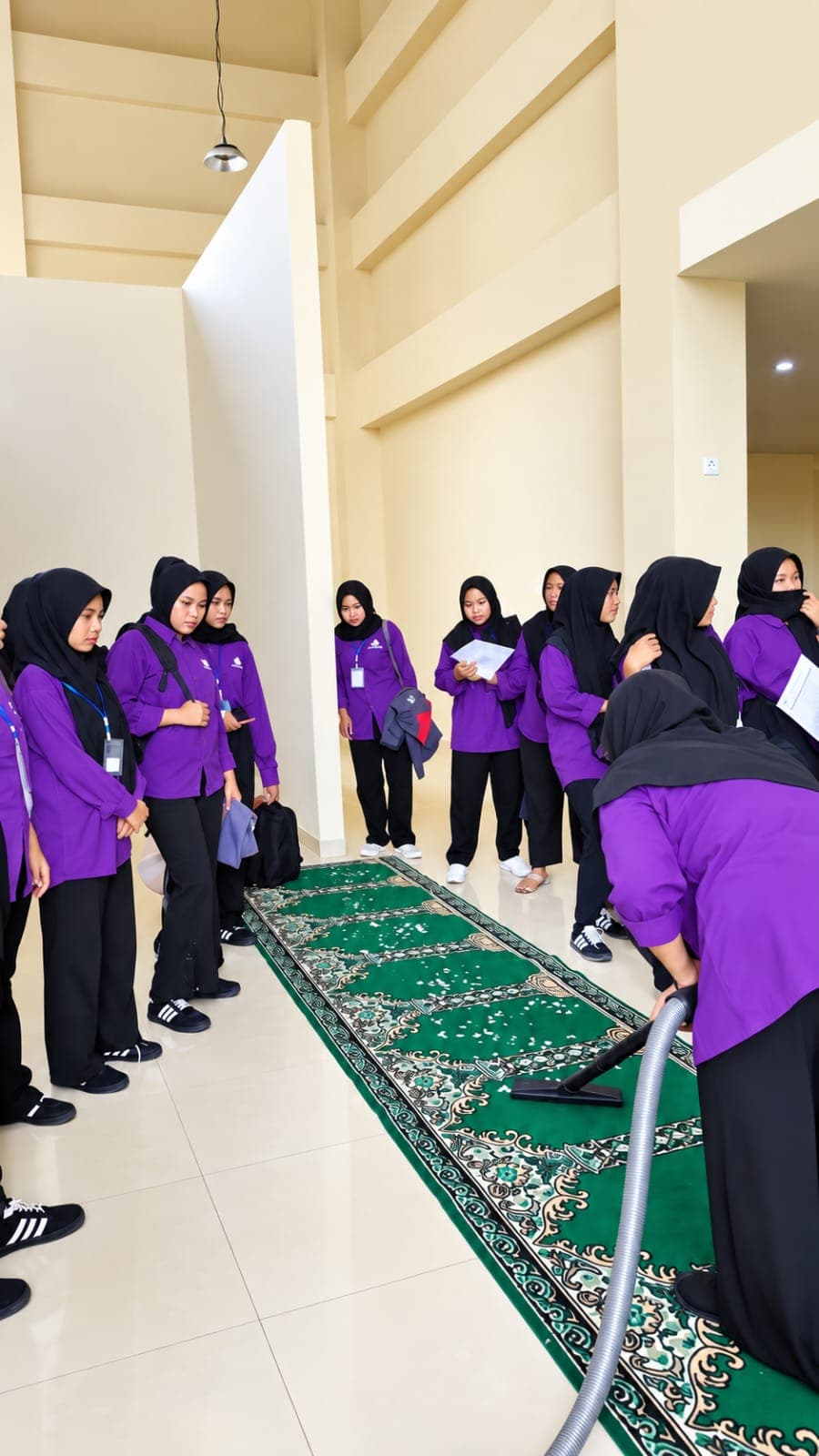 Helpers at our training centre